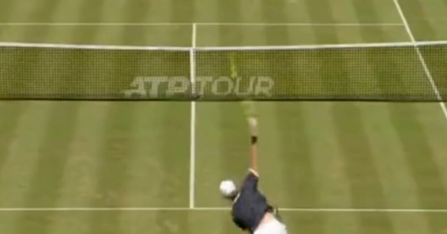 , Watch as tennis star pokes fun at himself after hitting one of the worst serves ever ahead of Wimbledon