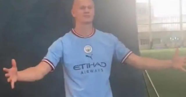 , Man City officially confirm £51m Erling Haaland transfer as striker poses in new home shirt for first time
