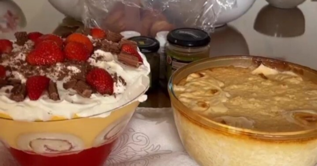 , Paris Fury treats husband Tyson to a giant trifle and rice pudding for Father’s Day as boxer enjoys retirement