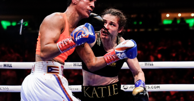 , Eddie Hearn says Katie Taylor’s Croke Park rematch vs. Amanda Serrano is off as Puerto Rican ‘doesn’t want’ Ireland date