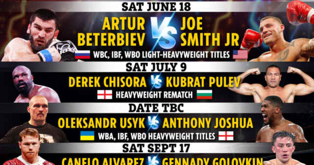 , Boxing schedule 2022: Upcoming fights, fixture schedule including Dubois vs Bryan THIS WEEKEND, Joshua vs Usyk 2 DATE