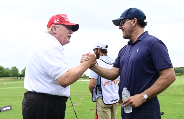, ‘Do it for the Saudi royal family’ – Phil Mickelson heckled during rebel LIV Golf event at Trump National