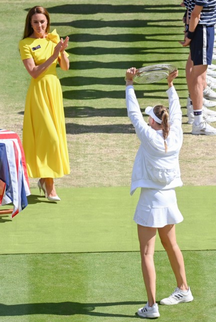 , ‘I don’t mean to get into politics but..’ McEnroe says what everybody’s thinking as Kate hands Rybakina Wimbledon trophy