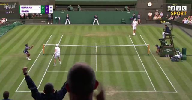 , Watch the hilarious moment Andy Murray set point could have been replayed as ball boy gets caught up in celebrations