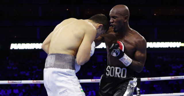 , Boxer Michel Soro suffers horror cut as head clash with Israil Madrimov causes their fight to end in controversy AGAIN