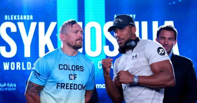 , Anthony Joshua looks ‘worried’ going into Usyk rematch and needs to ‘sort his head out’ ahead of Saudi showdown