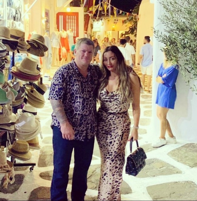 Despite the banter, Hatton made it up to Charlie by taking her shopping in the Little Venice district of Mykonos