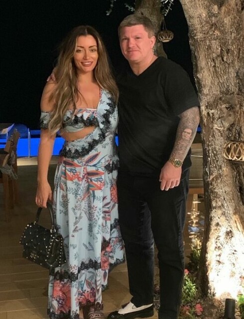 His ex, Charlie joined Hatton on the luxury trip
