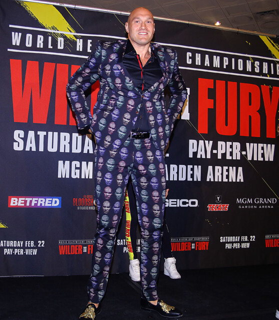 Tyson Fury's suits are designed by tailor Nav Salimian