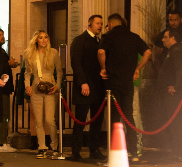 , Ben Chilwell cosies up to TOWIE star Frankie Sims outside Mayfair nightclub on night out with Dele Alli and Demi Sims