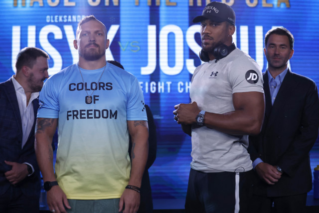 , First Anthony Joshua vs Oleksandr Usyk undercard fight announced as former super-middleweight champ features