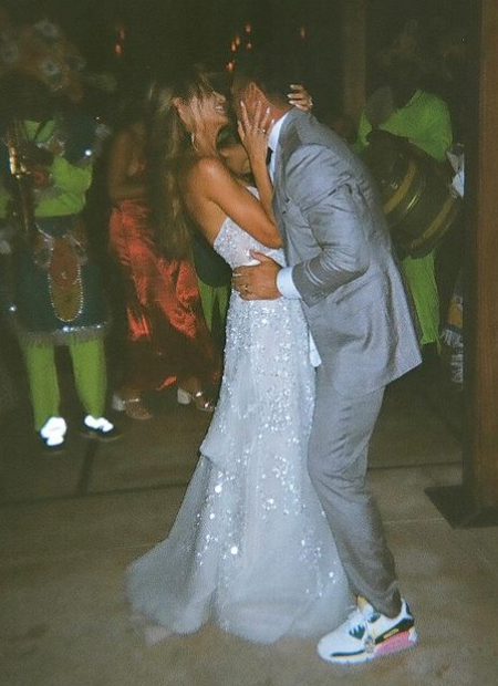 , Brooks Koepka’s new wife Jena Sims stuns fans in strapless dress after pair share snaps of lavish Caribbean wedding
