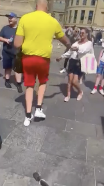 , ‘He was dressed like a lifeguard’ – Tyson Fury stuns buskers by singing and dancing in street as retired boxer tours UK