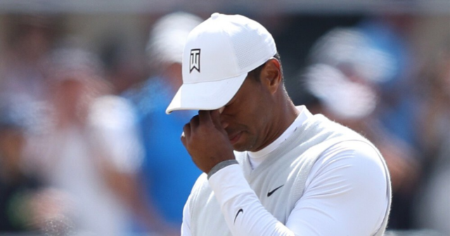 , Tiger Woods in tears on 18th hole and admits he may never play St Andrews again as be battles on after car crash