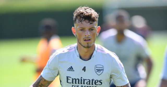 , Arsenal injury concerns over Ben White after he’s spotted wearing knee brace in training – but Fabio Vieira is back