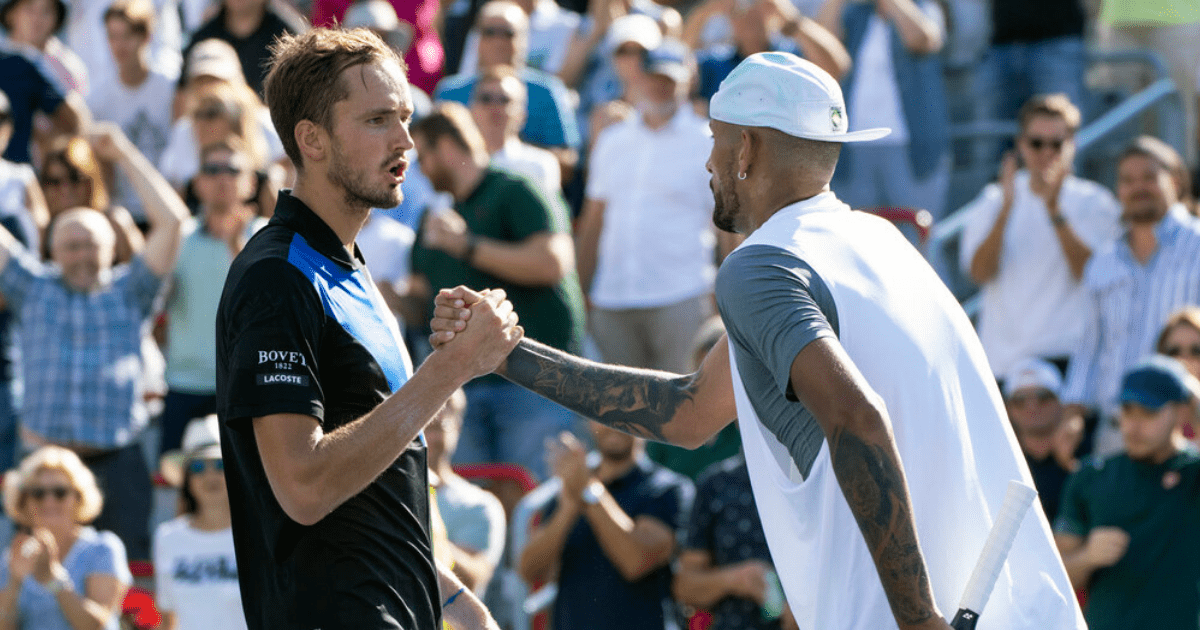 , Nick Kyrgios hits out at tennis fans and defends Daniil Medvedev after Russian is called ‘loser’