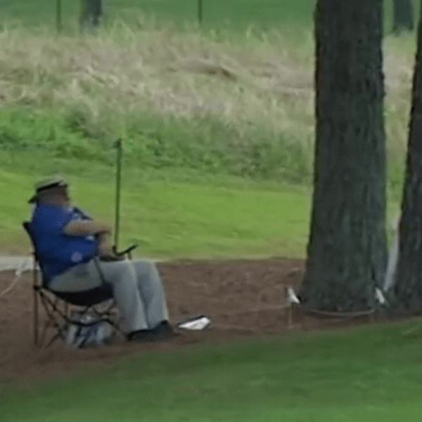 , Watch amazing moment Denny McCarthy sinks ‘hole-in-one’… after ball bounces off fan and into chair cup holder