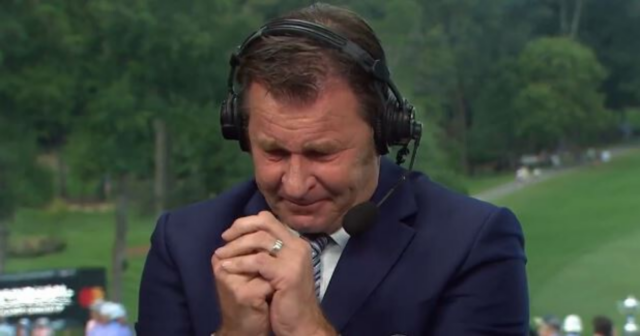 , Nick Faldo breaks down in tears as he retires from all golf to live with his new wife on Montana ranch