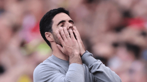 , Fans troll Arteta over All Or Nothing rant at Tavares as defender is only Arsenal player in Champions League this season