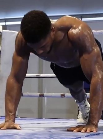 , Watch hench Anthony Joshua’s gruelling wrist exercise as he shows off incredible physique in training for Usyk fight