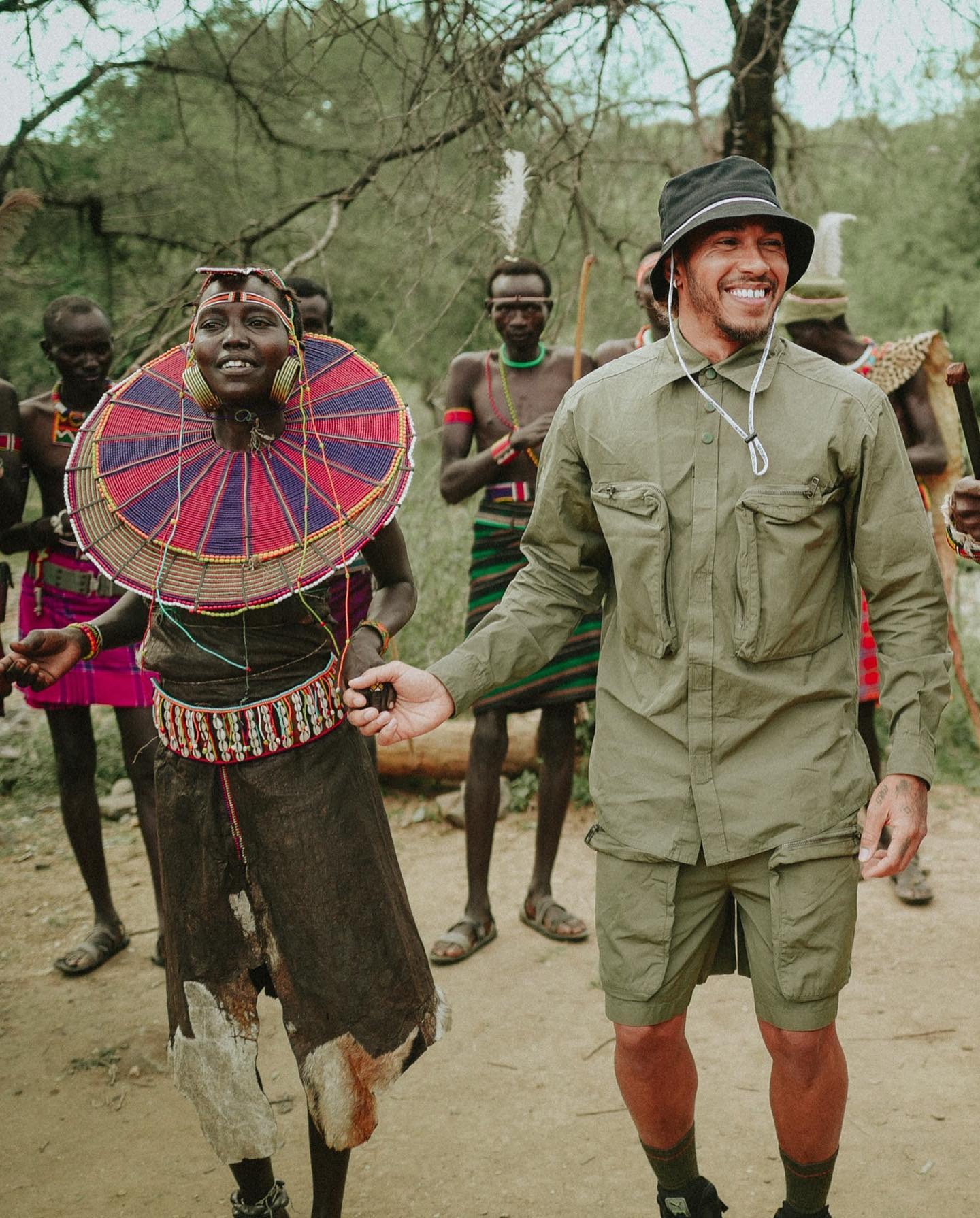 , ‘In my heart forever’ – Lewis Hamilton dances with Pokot people in Kenya as F1 star continues amazing Africa holiday