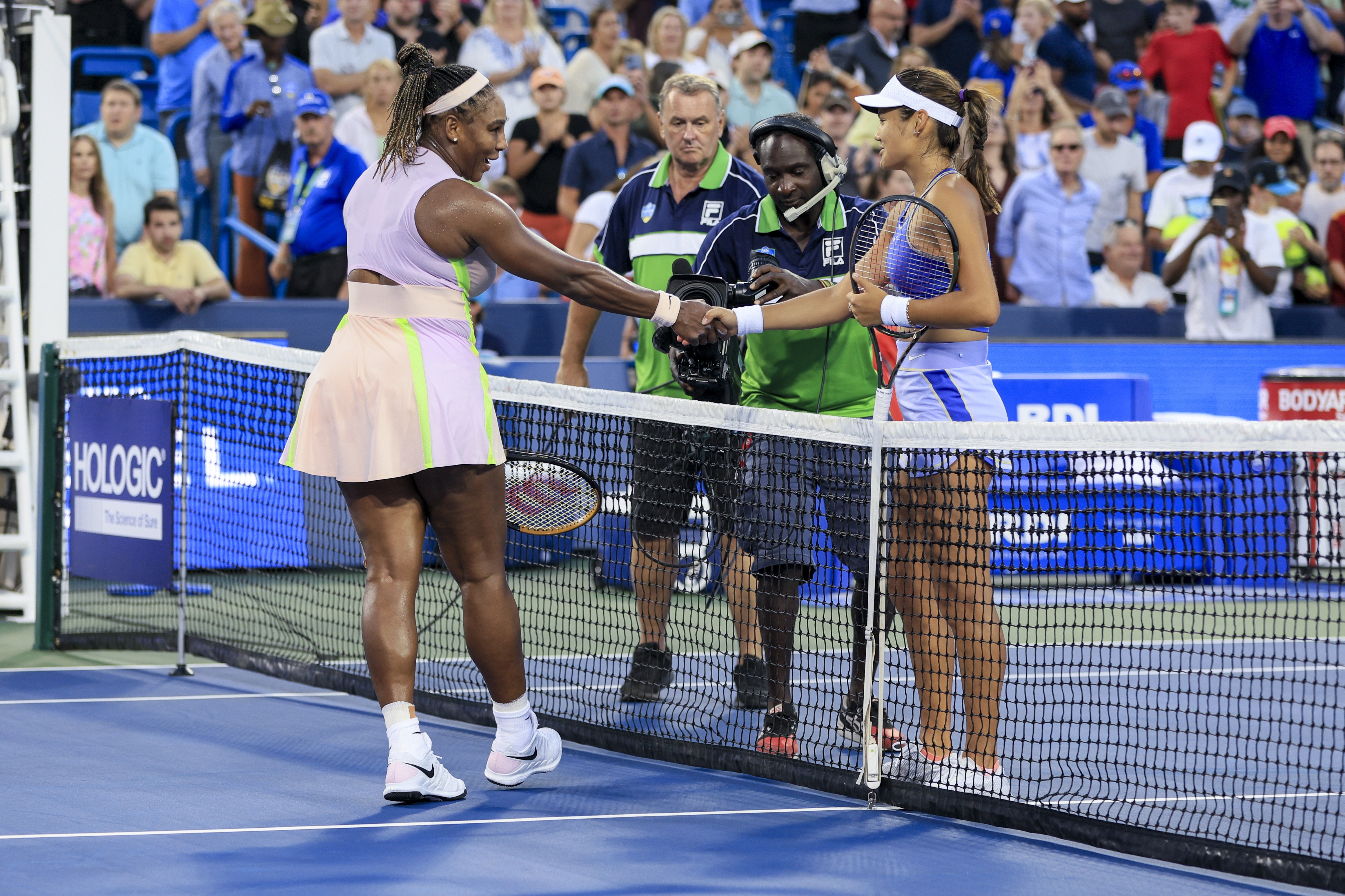 , Serena Williams hammered by Emma Raducanu as she wins just four games in major blow to US Open preparation