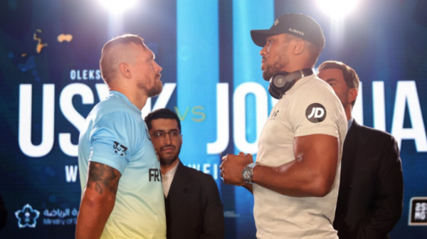 , Anthony Joshua tells of his respect for rival Oleksandr Usyk for fighting on frontline during Ukraine war with Russia