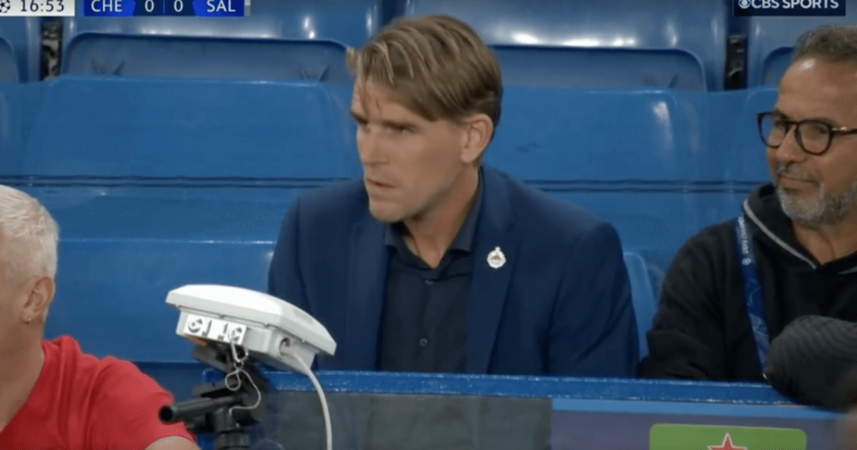 , Red Bull Salzburg chief Christophe Freund watches clash against Chelsea as he is linked with Blues sporting director job