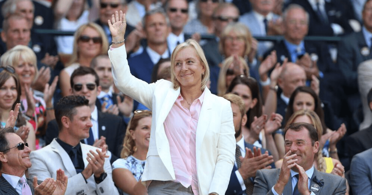, How old is Martina Navratilova, who is she married to, when did she have cancer and what was the John McEnroe pay row?