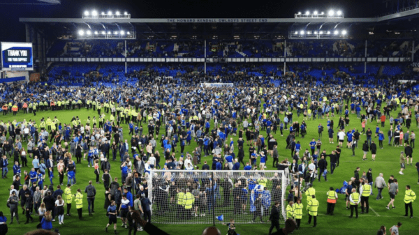 , Everton handed huge £300,000 FA fine for pitch invasion but Crystal Palace boss Patrick Vieira ‘not surprised’