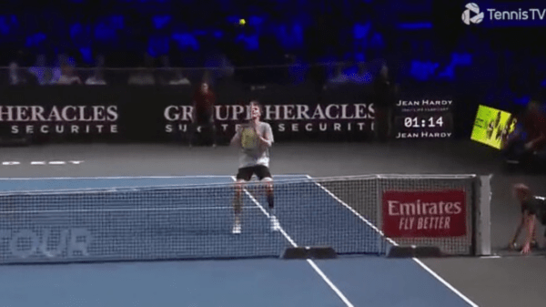 , ‘Instant karma’ – Fans all say same thing as Bublik slammed for playing ‘idiot’ tennis shot with HANDLE in final loss
