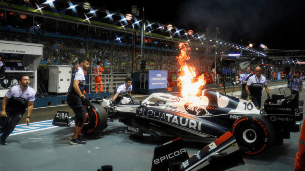 , Watch Pierre Gasly’s F1 car burst into flames forcing Frenchman to leap out of fire ravaged Alpha Tauri