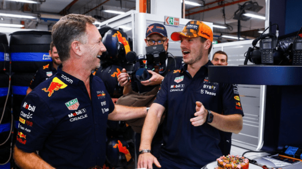 , Max Verstappen given THREE cakes on 25th birthday as Red Bull star bids to celebrate early F1 title in Singapore