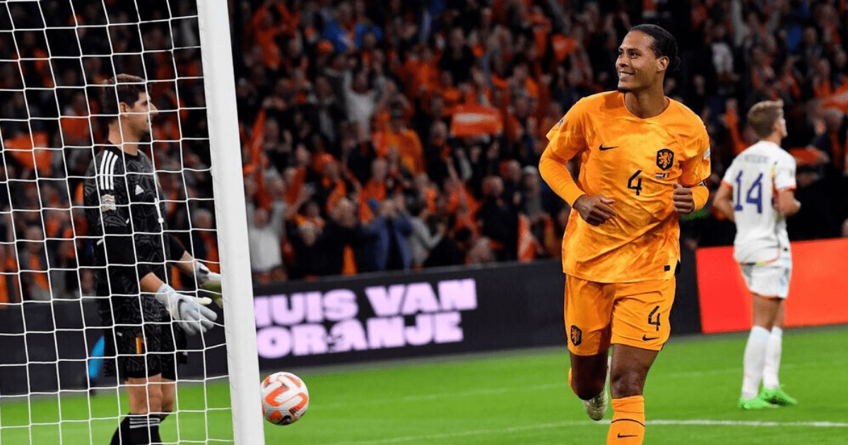 , Holland 1 Belgium 0: Liverpool star Virgil van Dijk wins it to send Louis van Gaal’s men into Nations League finals