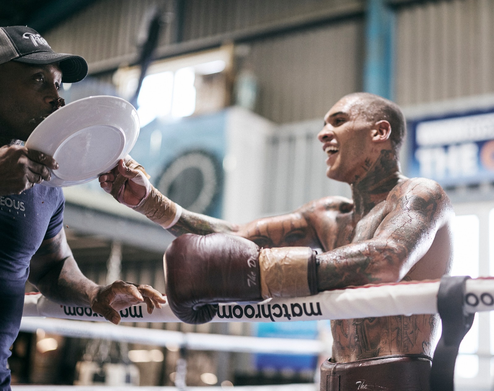 , Watch Conor Benn hilariously shove birthday cake into dad Nigel’s face with Chris Eubank Jr grudge match just days away