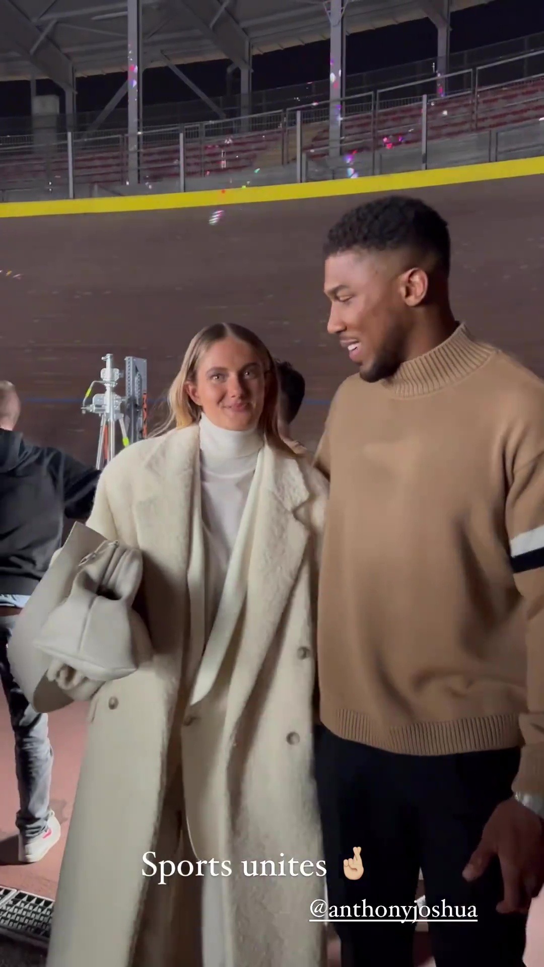 , Anthony Joshua hugs ‘world’s sexiest athlete’ Alica Schmidt and Naomi Campbell at Milan Fashion Week