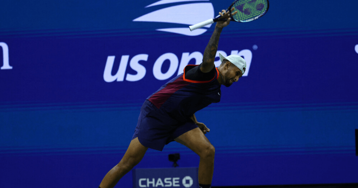 , Nick Kyrgios clashes with fans, smashes racket, throws bottle on court and spits towards his team after US Open defeat