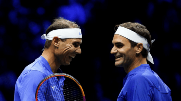 , ‘Beautiful goodbye’ – Fans all say same thing as Rafael Nadal bursts into tears holding retiring Roger Federer’s hand