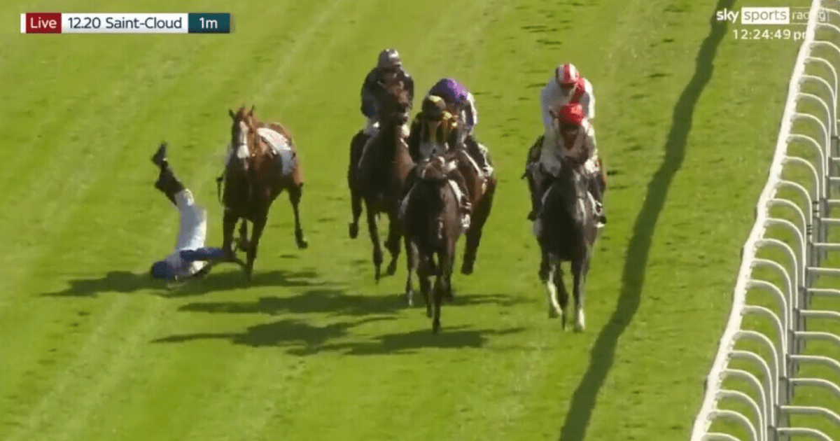 , Watch sickening moment jockey Christophe Soumillon pushes Rossa Ryan off horse at Saint-Cloud racecourse