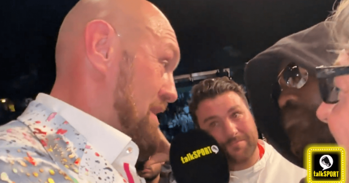 , Derek Chisora tells Tyson Fury he will LOSE to Anthony Joshua as rivals clash in heated exchange after Joyce v Parker