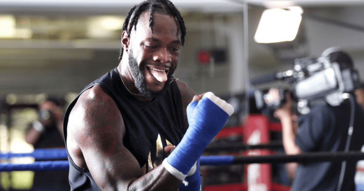 , Deontay Wilder trains in gym as he prepares for boxing comeback against Robert Helenius after Tyson Fury defeat