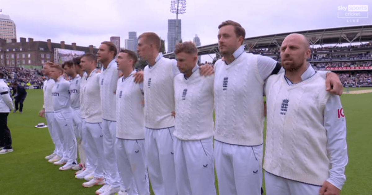 , Emotional England cricketers sing ‘God Save the King’ and pay respects to The Queen before South Africa Test