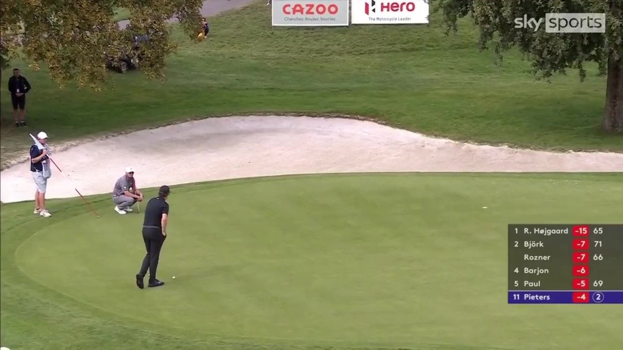 , ‘Never, ever seen that before’ – Pieters bizarrely gets free drop after claiming he never meant to hit shocking putt