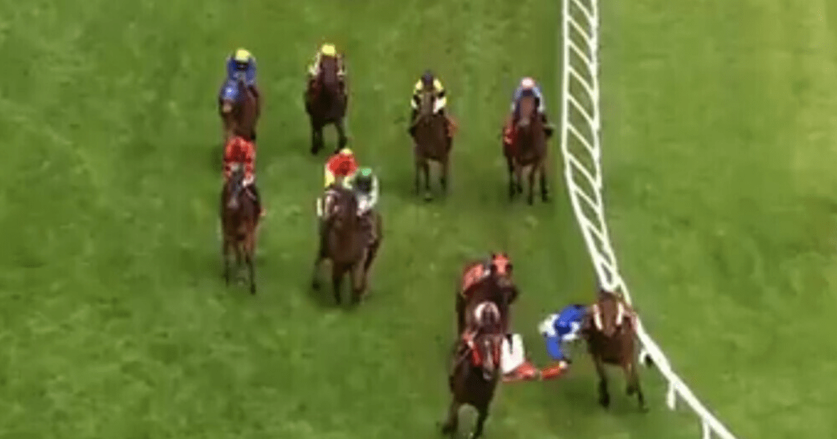 , Video emerges of horror four-jockey fall after TV bosses refused to show replays