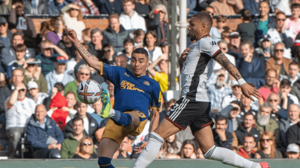 , Miguel Almiron scores goal-of-the-season contender as Newcastle star lashes in volley against Fulham sending fans wild