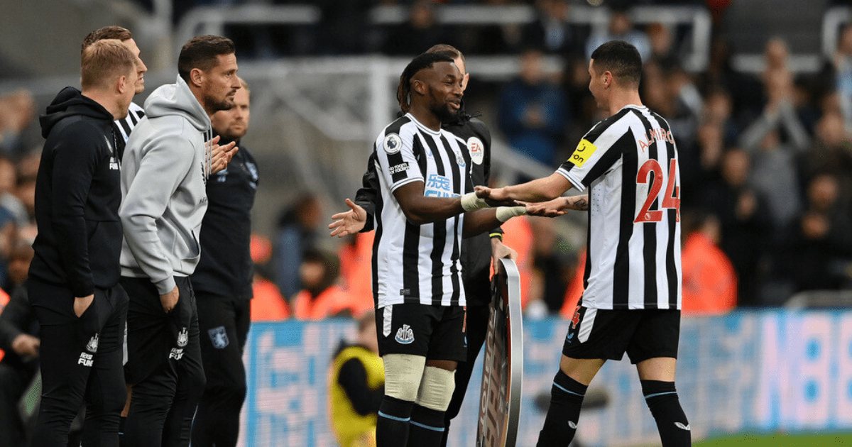 , Fans baffled after Newcastle make SIX substitutions in crushing win over Aston Villa.. one more than the legal limit