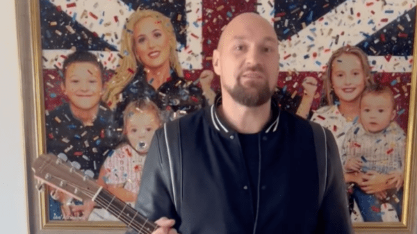 , Tyson Fury promises to learn how to play Ed Sheeran song after pop icon gifts Gypsy King signed guitar