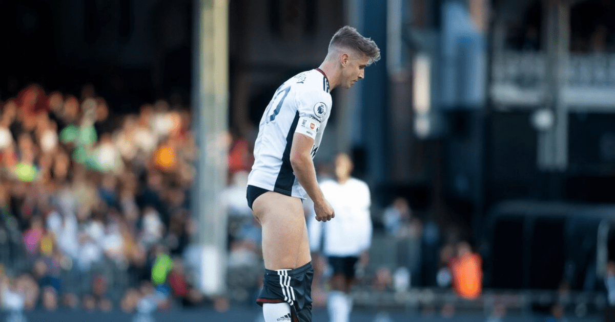 , Watch Tom Cairney bizarrely pull down his shorts in frustration after ballooning shot over the bar in Fulham loss