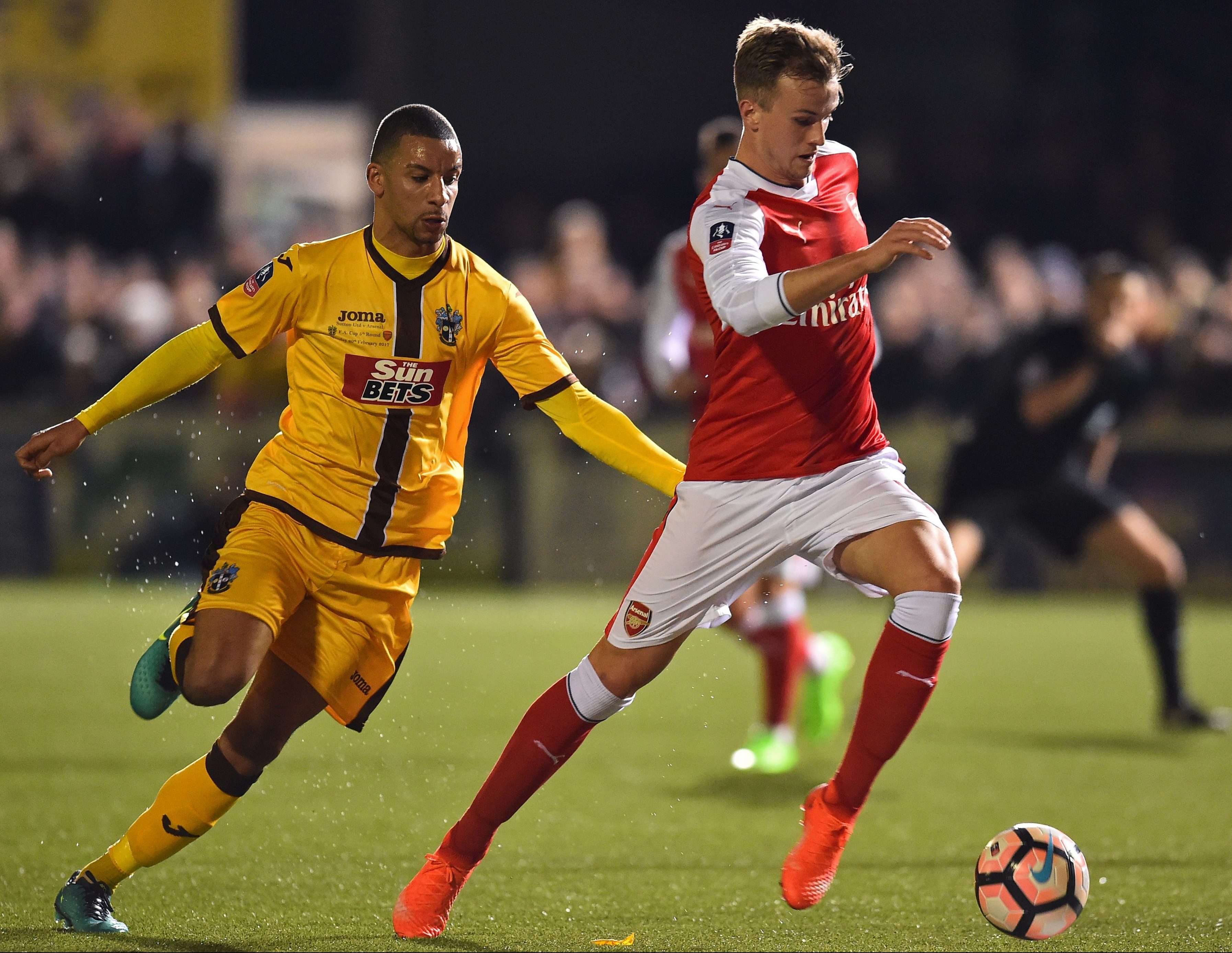 In 2017 Arsenal played Sutton United on their synthetic turf in the FA Cup