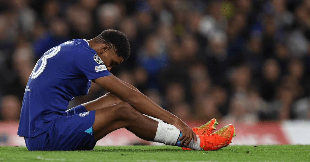, Chelsea fans fear the worst as injured Wesley Fofana leaves pitch in TEARS minutes after scoring against AC Milan